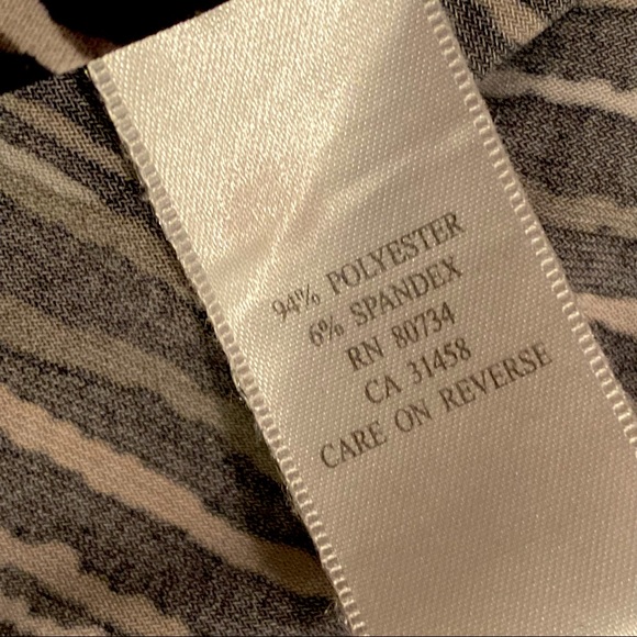 BCBGMAXAZRIA | BLACK & BROWN WRAP DRESS SZ S - Picture 15 of 15